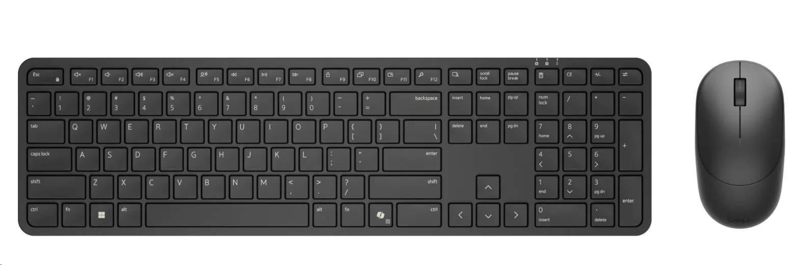 DELL Pro Wireless Keyboard and Mouse - KM526 - Czech Slovak (QWERTZ) - Black