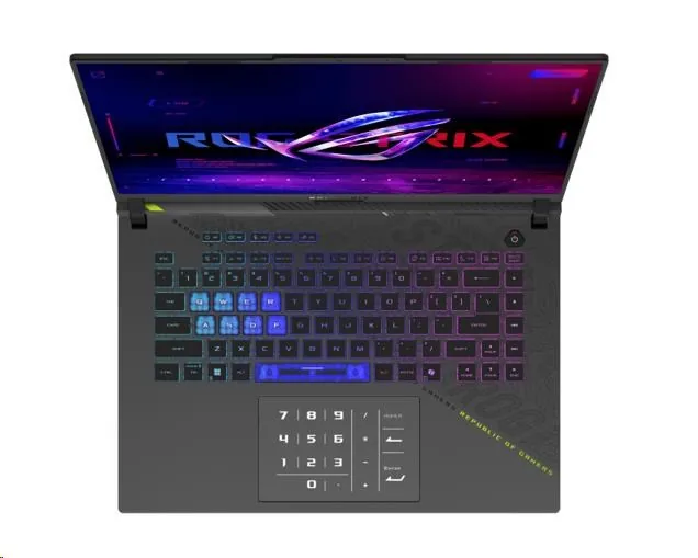 ASUS ROG Strix G16/G614PP-TS147Z/R9-8940HX/16"/2560x1600/32GB/1TB/RTX 5070/bez OS/Gray/2R