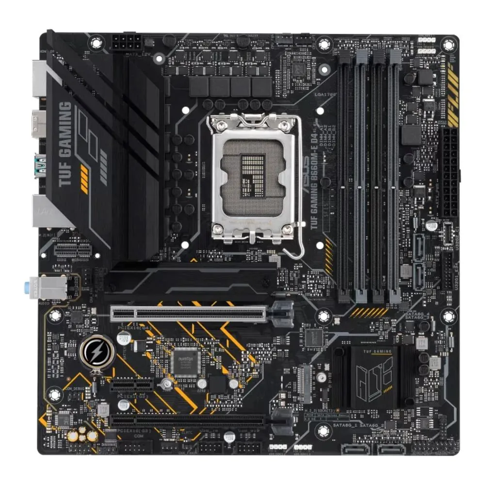 ASUS MB Sc LGA1700 TUF GAMING B660M-E D4, Intel B660, 4xDDR4, 1xHDMI, 1xDP, mATX