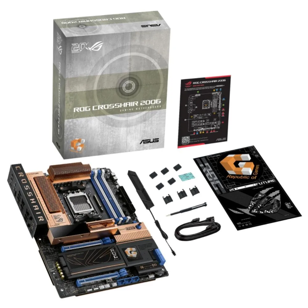 MB ASUS ROG CROSSHAIR 2006 AM5 4xDDR5 M.2 W7+BT5.4 HDMI USB4 ATX