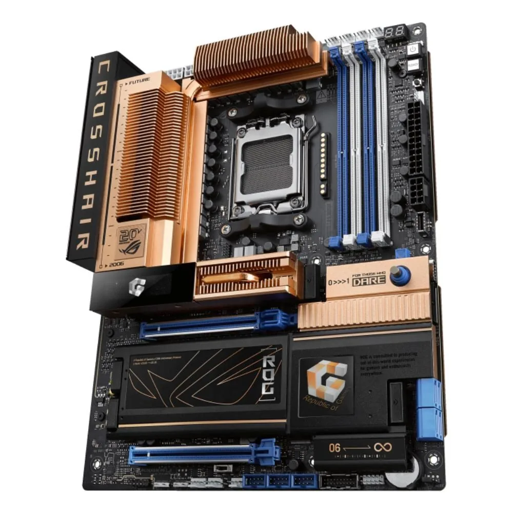 MB ASUS ROG CROSSHAIR 2006 AM5 4xDDR5 M.2 W7+BT5.4 HDMI USB4 ATX