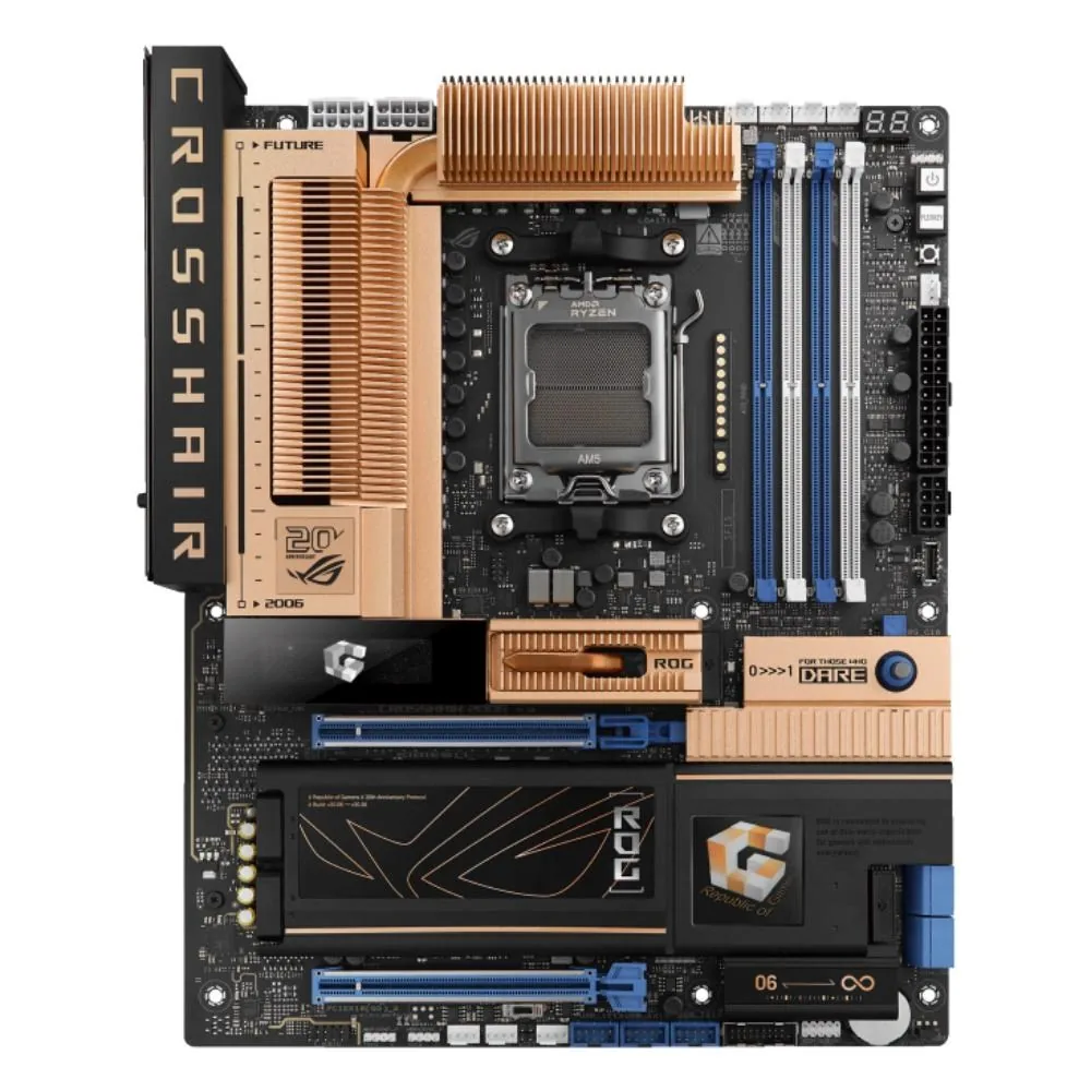 MB ASUS ROG CROSSHAIR 2006 AM5 4xDDR5 M.2 W7+BT5.4 HDMI USB4 ATX