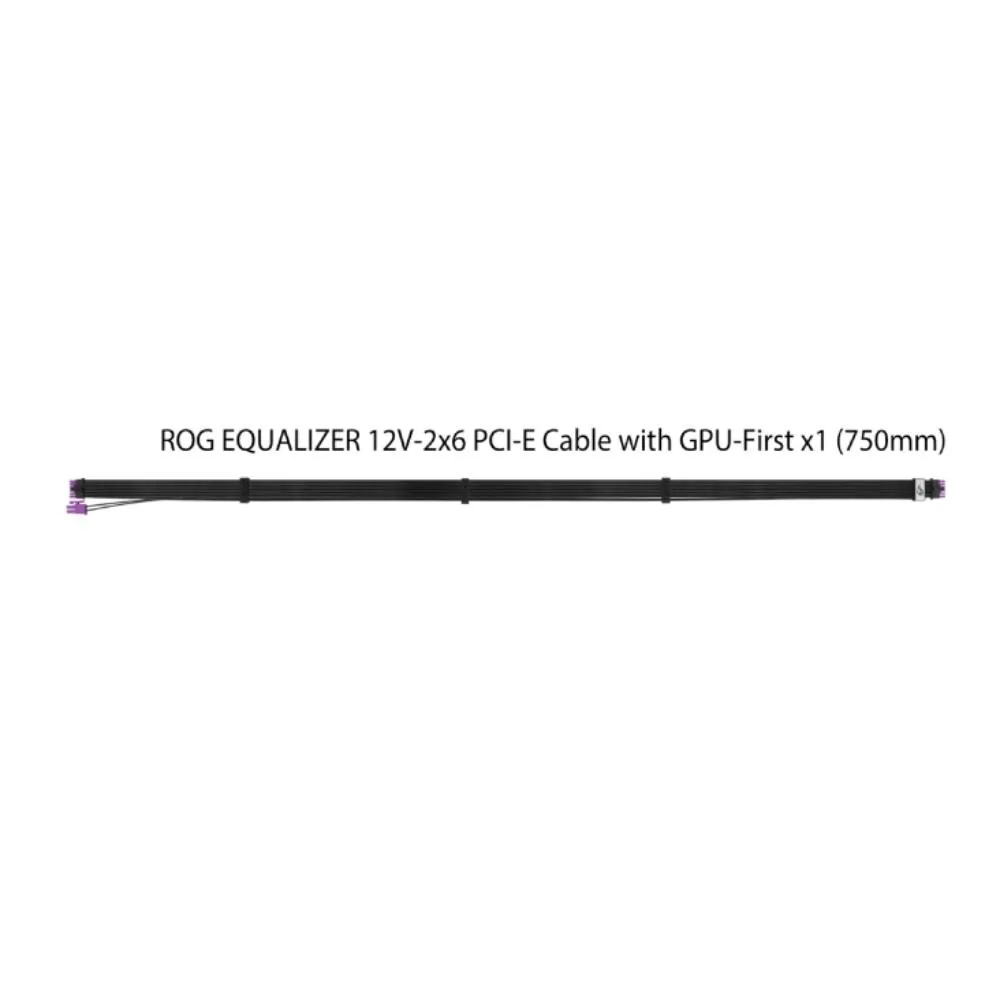 Kabel ASUS ROG Equalizer 12VHPWR, 12V-2x6 600W, 750mm, černá