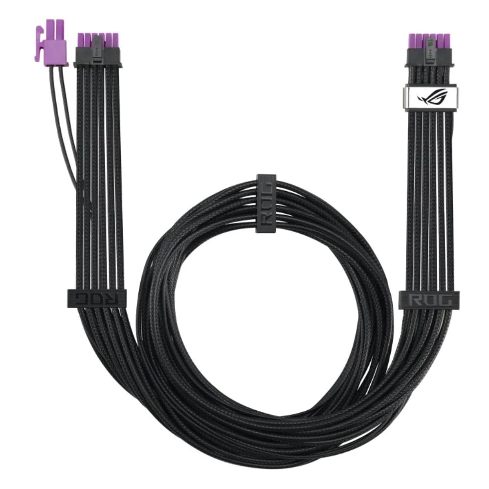 Kabel ASUS ROG Equalizer 12VHPWR, 12V-2x6 600W, 750mm, černá