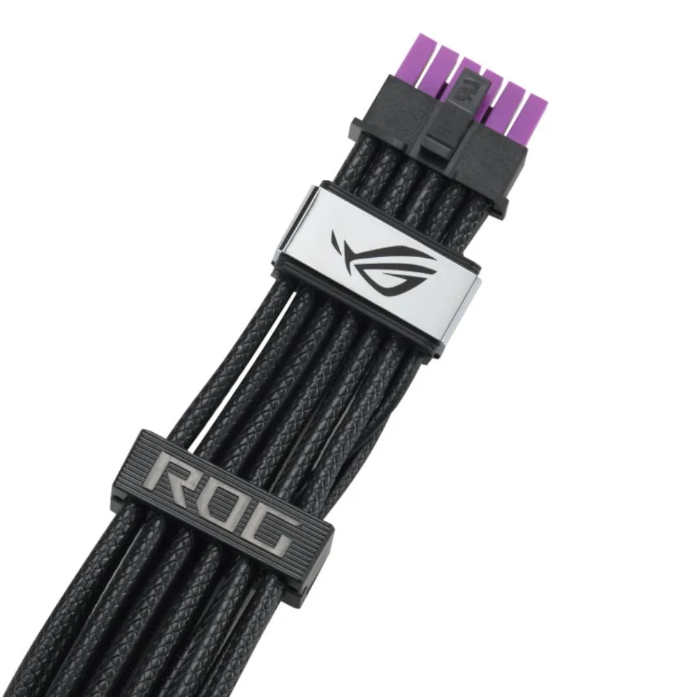 Kabel ASUS ROG Equalizer 12VHPWR, 12V-2x6 600W, 750mm, černá