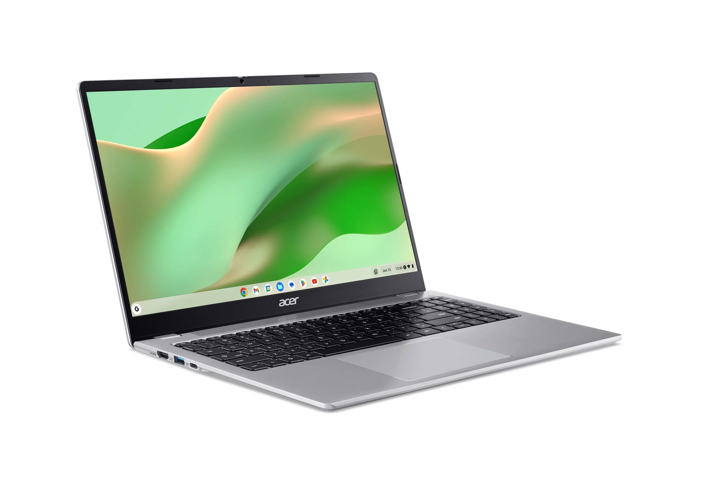 Acer Chromebook 315/CB315-6HT-C16X/N150/15,6"/FHD/T/8GB/128GB/Intel int/Chrome/Silver/2R