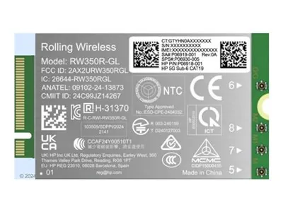 HP - Bezdrátový celulární modem - 5G LTE - M.2 Card