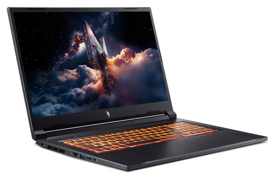 Acer Nitro V 17 AI/ANV17-41-R863/R7-260/17,3"/FHD/16GB/1TB/RTX 5050/Linux/Black/2R