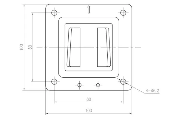 Digitus VESA držák LCD/LED na zeď do 69cm (27"), VESA 75 x 75 a 100 x 100, 18kg