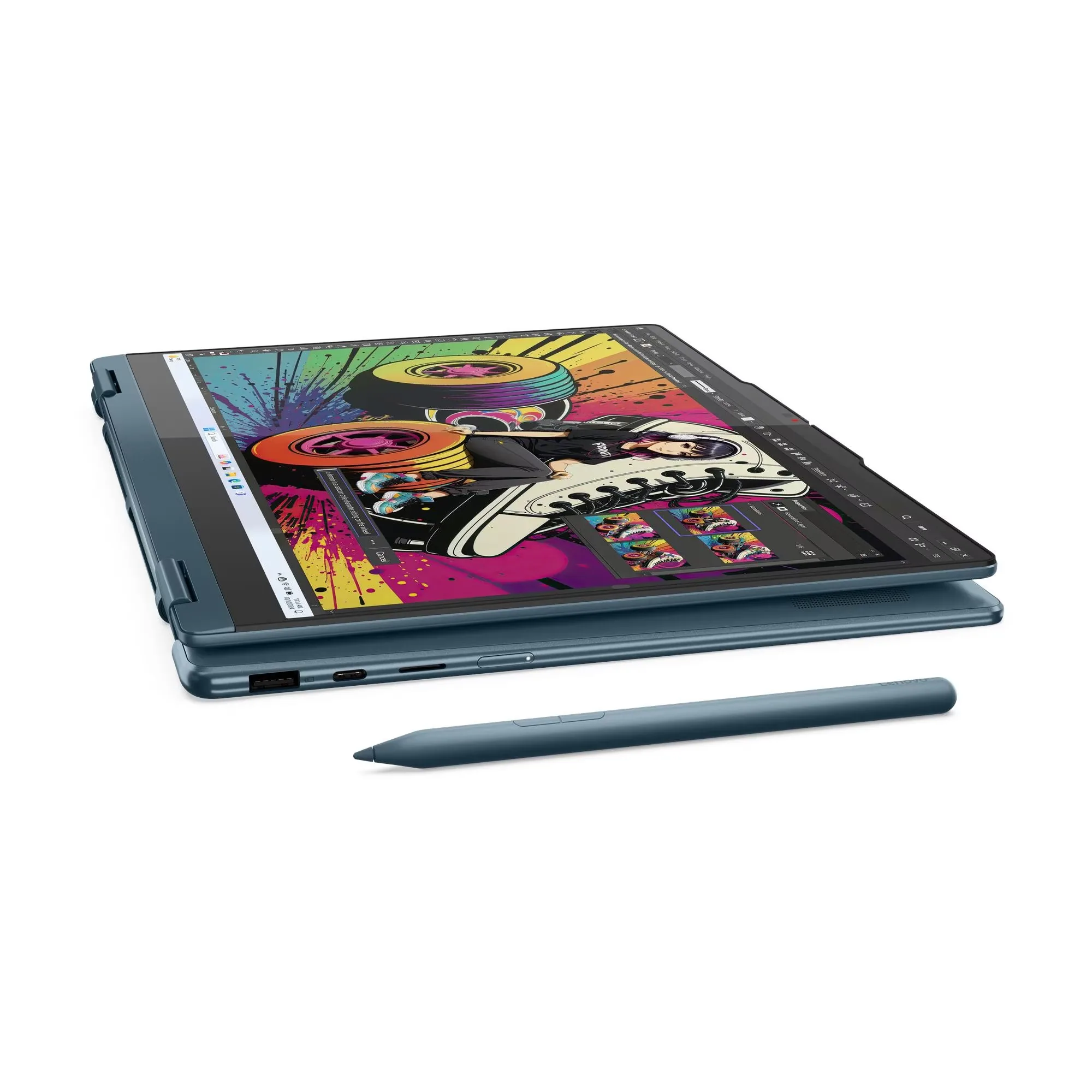 Lenovo Yoga 7 2-in-1/14AKP10/AI5-340/14"/WUXGA/T/16GB/1TB/AMD int/W11H/Tidal Teal/3R On-Site