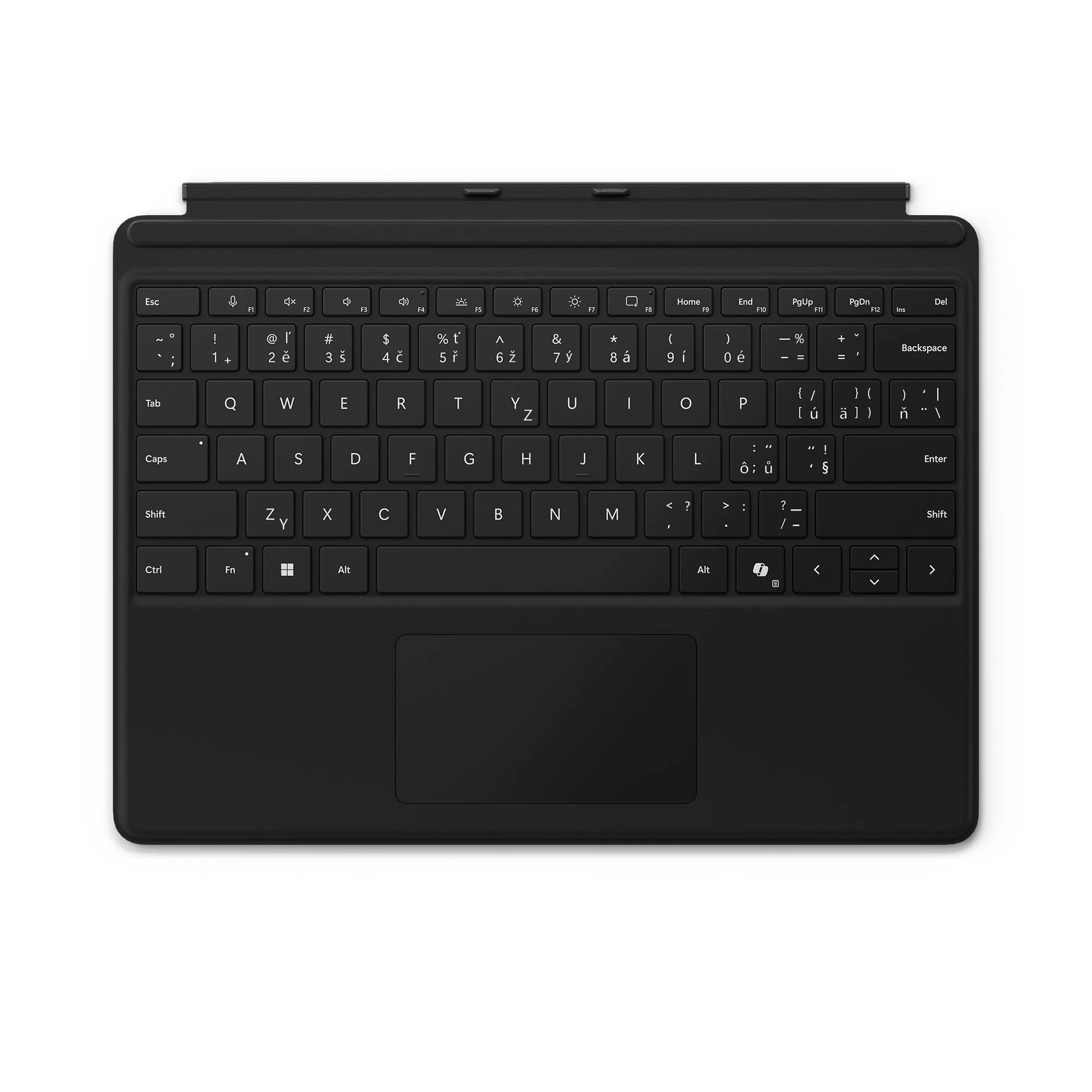 Microsoft Surface Pro Keyboard (Black), Commercial, CZ&SK (potisk)