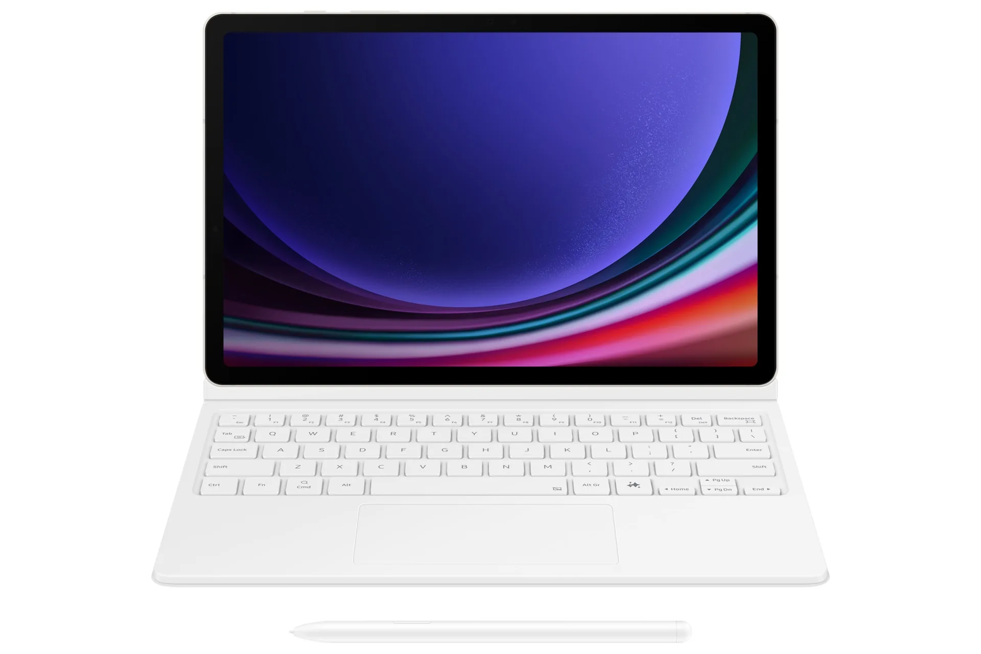 Samsung Ochranný kryt s klávesnicí a touchpadem pro Tab S9/S9 FE/S10 FE White