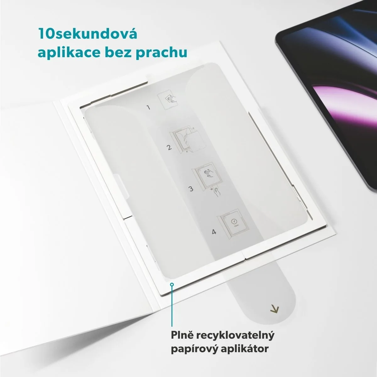 Epico Glass Screen Protector iPad 10,9"/11” (A16) s aplikátorem