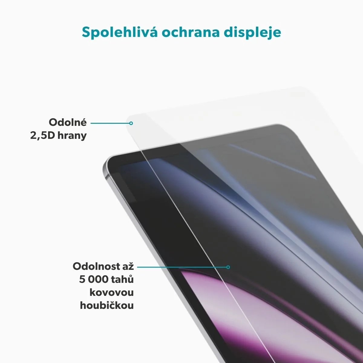 Epico Glass Screen Protector iPad Pro 11" M4/M5 s aplikátorem