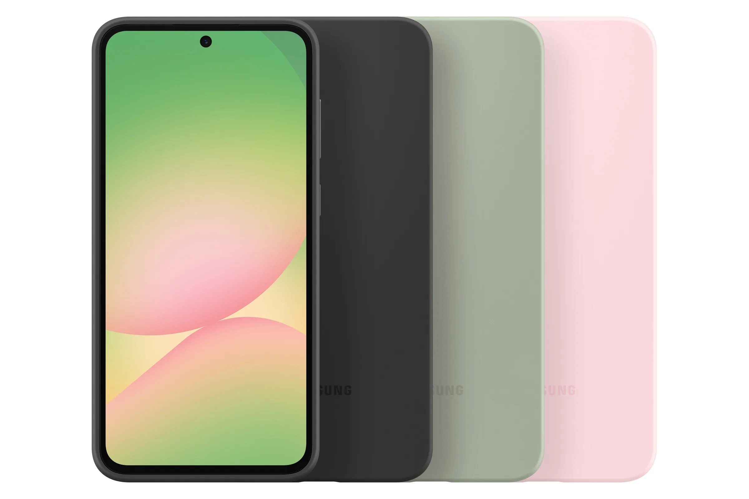 Samsung Silikonový zadní kryt pro Galaxy A56 Black