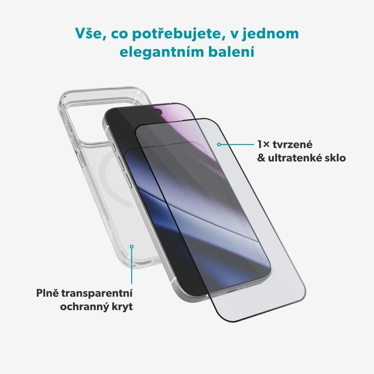 Epico StarterPack iPhone 17 Pro Max - sklo + kryt