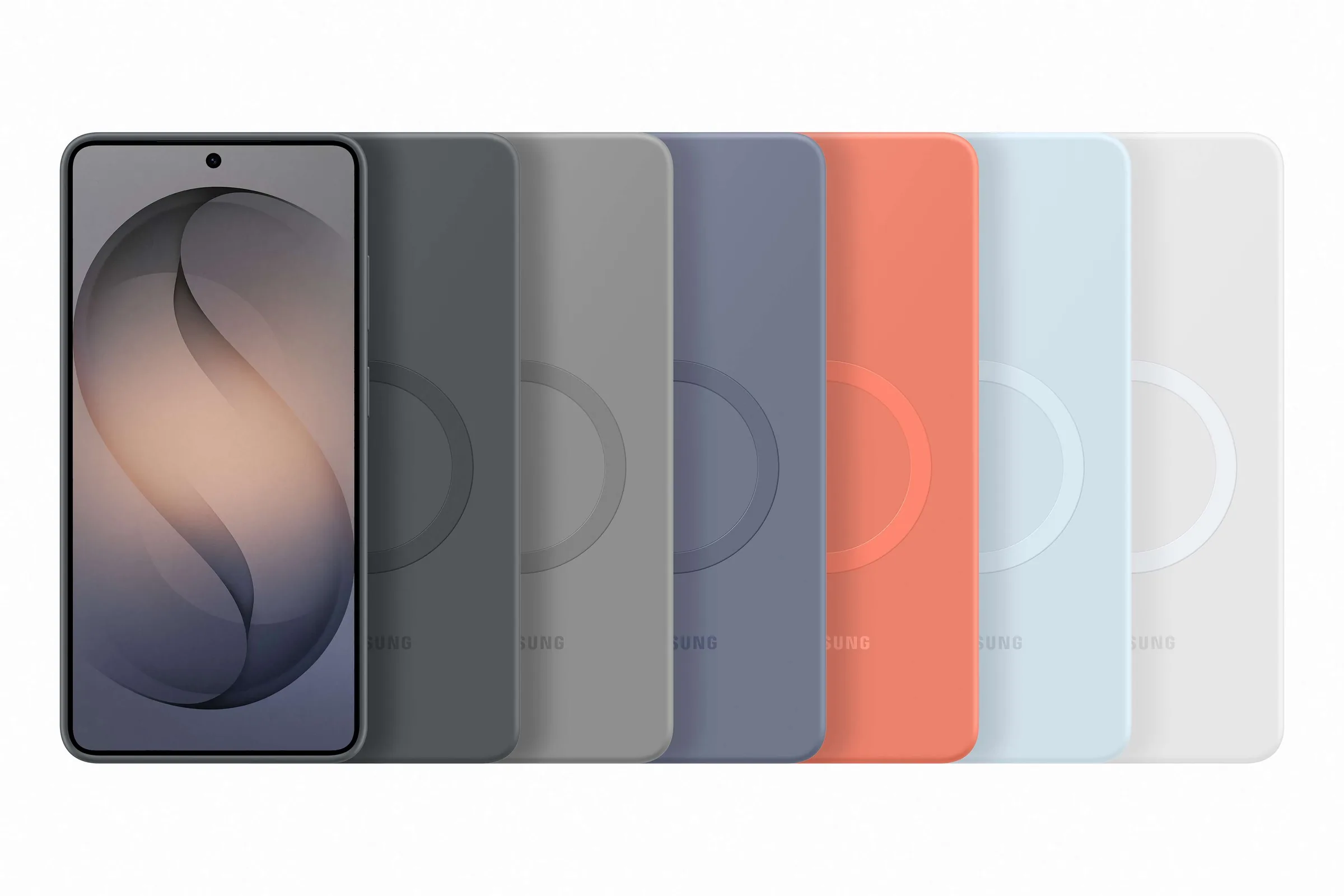 Samsung Silikonový kryt s magnetem S26 Ultra Gray