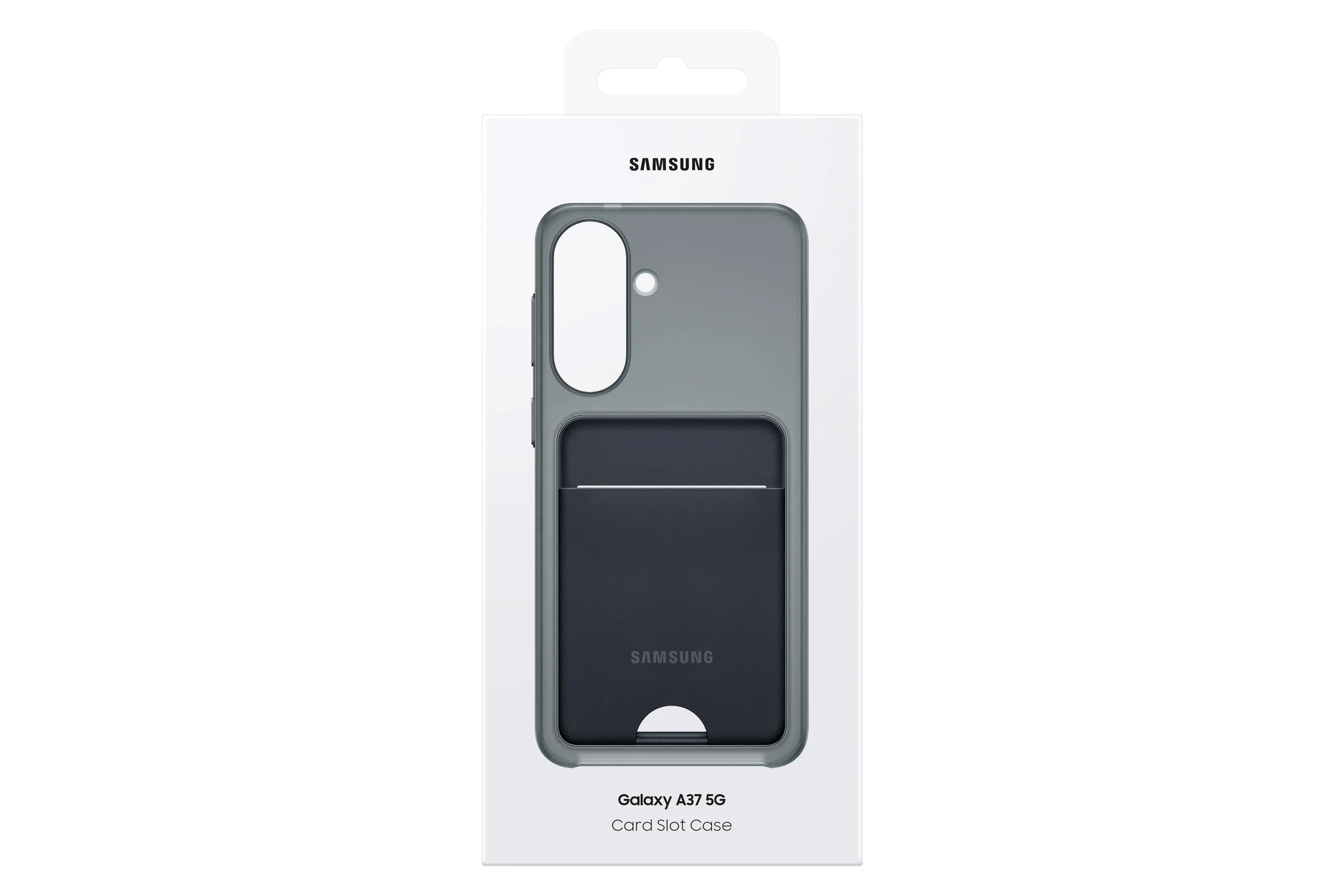 Samsung Zadní kryt s kapsou na kartu A37 Black