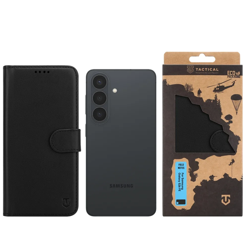 Tactical Field Notes pro Samsung Galaxy S26 FE Black
