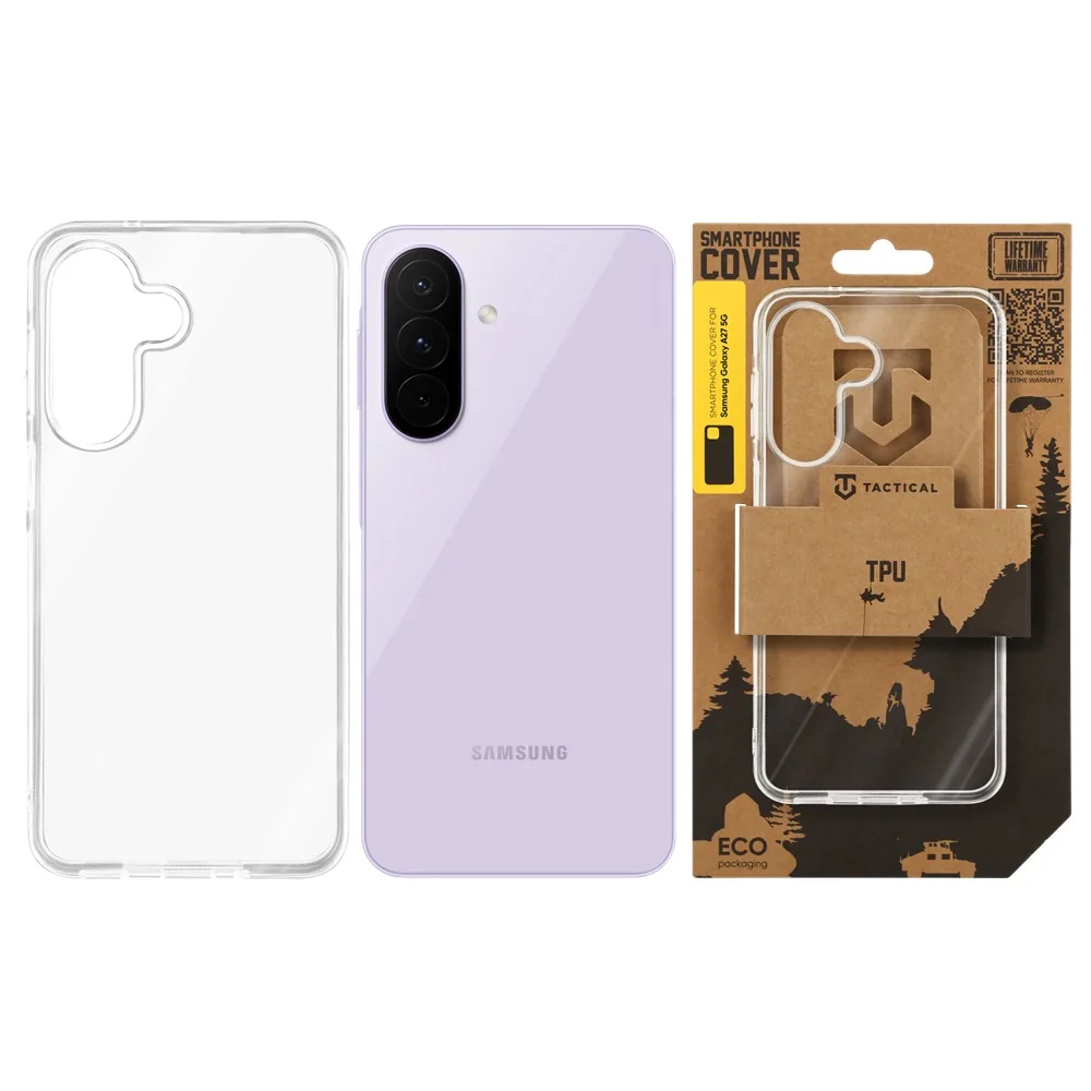 Tactical TPU Kryt pro Samsung Galaxy A27 5G Transparent