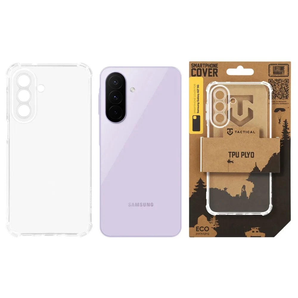 Tactical TPU Plyo Kryt pro Samsung Galaxy A27 5G Transparent