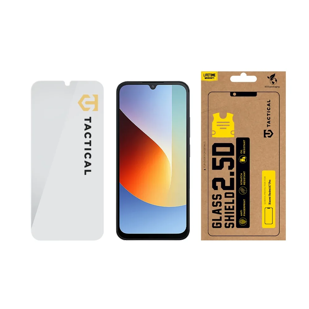 Tactical Glass Shield 2.5D sklo pro Xiaomi Redmi A7 Pro Clear