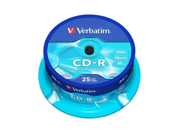 VERBATIM CD-R(25-Pack)Spindl/52x/700MB