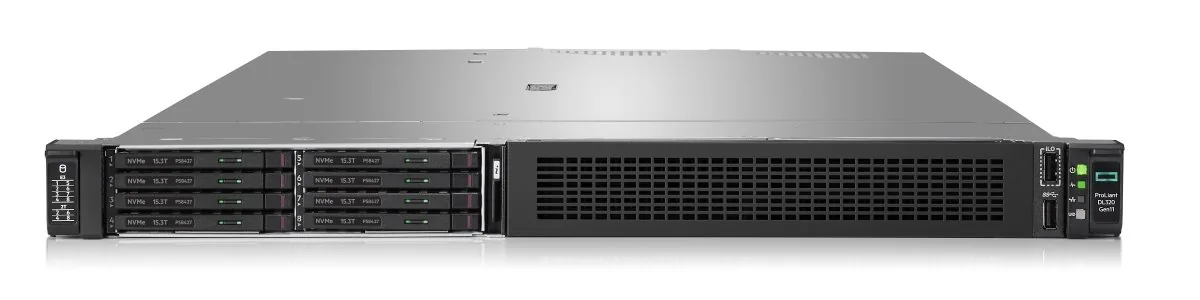 HPE Server DL320 G11 4510, 1P, 2x32GB, 2x480GB SDD, MR408i-o, 8SFF, iLO6, 2x1000W, 1U, Rack, 3 3 3 Smart Choice