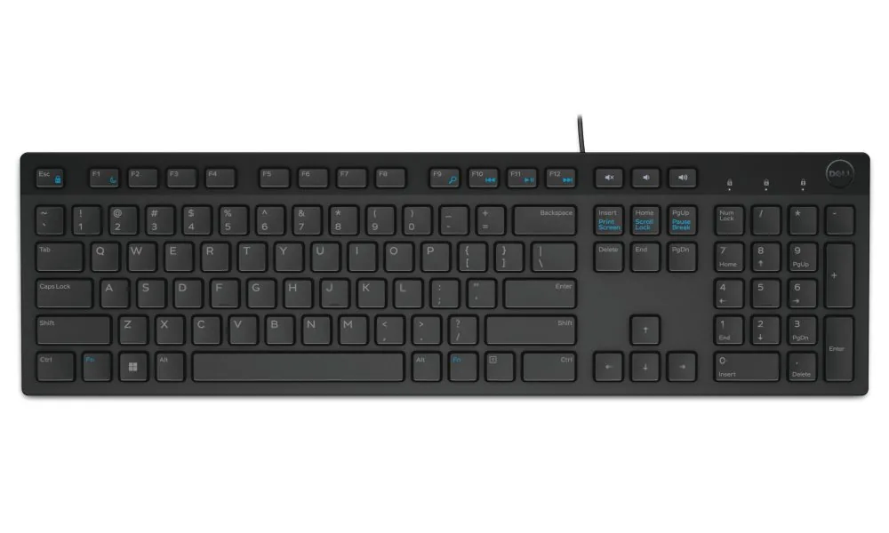 Dell KB216 - Klávesnice - USB - QWERTY - US mezinárodní - černá