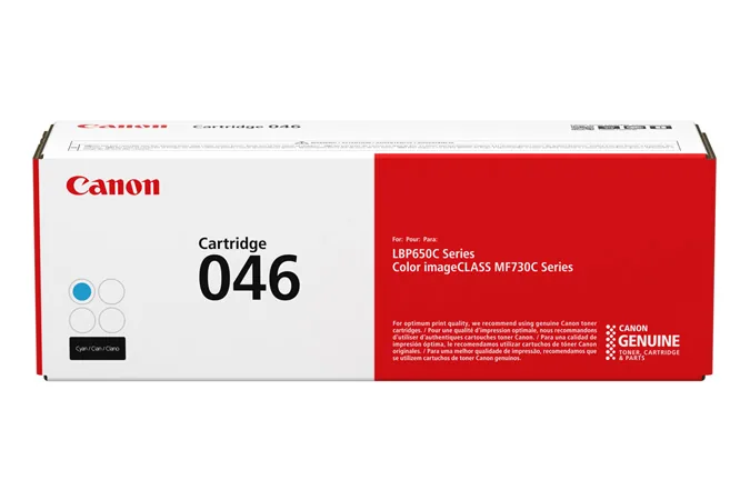 Canon 046 - Azurová - originální - kazeta s barvivem - pro imageCLASS LBP654, MF731, MF735; i-SENSYS LBP653, LBP654, MF732, MF734, MF735