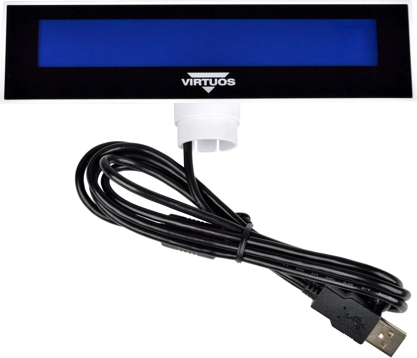LCD displej Virtuos FL-2026MB 2x20, USB bílý