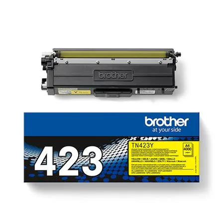 Brother TN423Y - Jumbo výtěžnost - žlutá - originální - kazeta s barvivem - pro Brother DCP-L8410CDW, DCP-L8410CDWT, HL-L8360CDWMT, MFC-L8690CDW