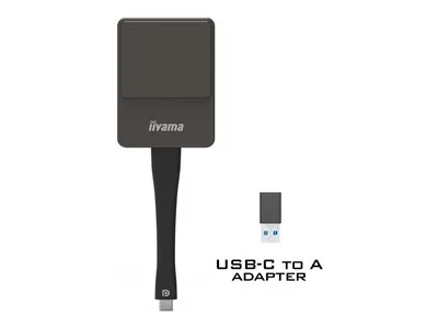 iiyama WP D002C - Adaptér pro streamováná síťová média - stříbrná/černá