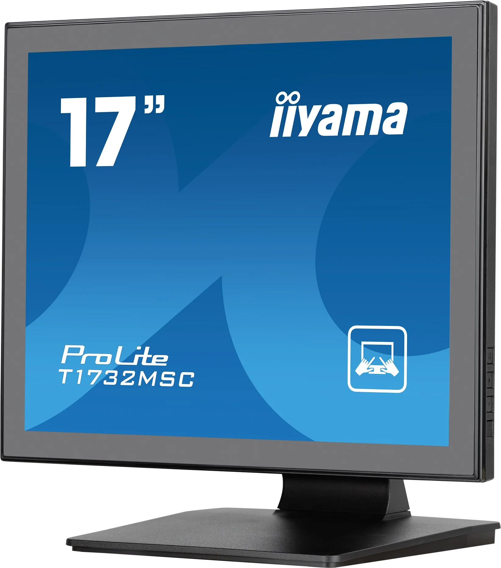 iiyama ProLite T1732MSC-B1S - LCD monitor - 17" - dotykový displej - 1280 x 1024 - TN - 250 cd/m? - 1000:1 - 5 ms - HDMI, VGA, DisplayPort - reproduktory - černá, matná
