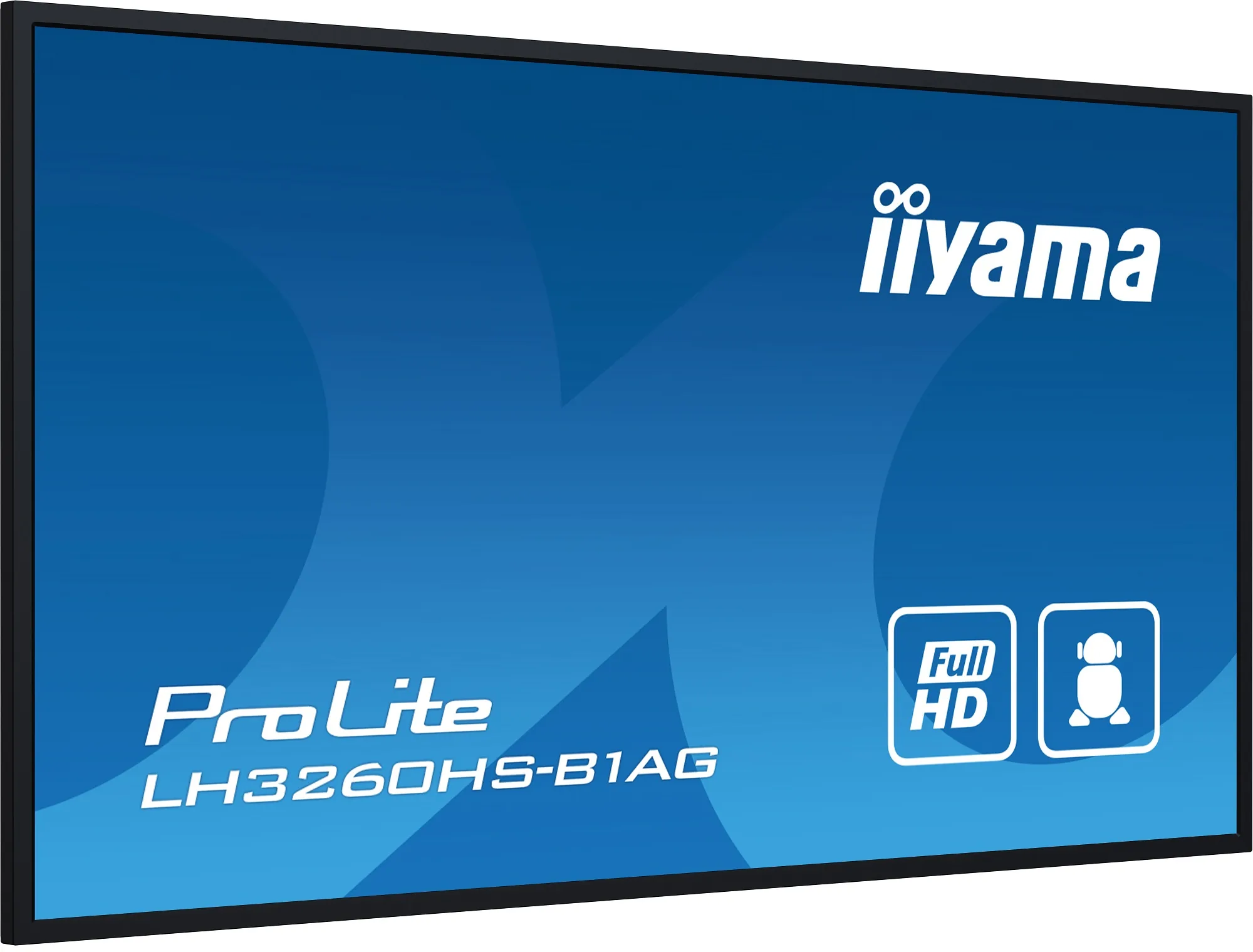 iiyama ProLite LH3260HS-B1AG - 32" Třída úhlopříčky (31.5" zobrazitelný) displej LCD s LED podsvícením - digital signage - s vestavěný přehrávač médií SoC - 1080p 1920 x 1080 - osvětlené okraje - černá, matný povrch