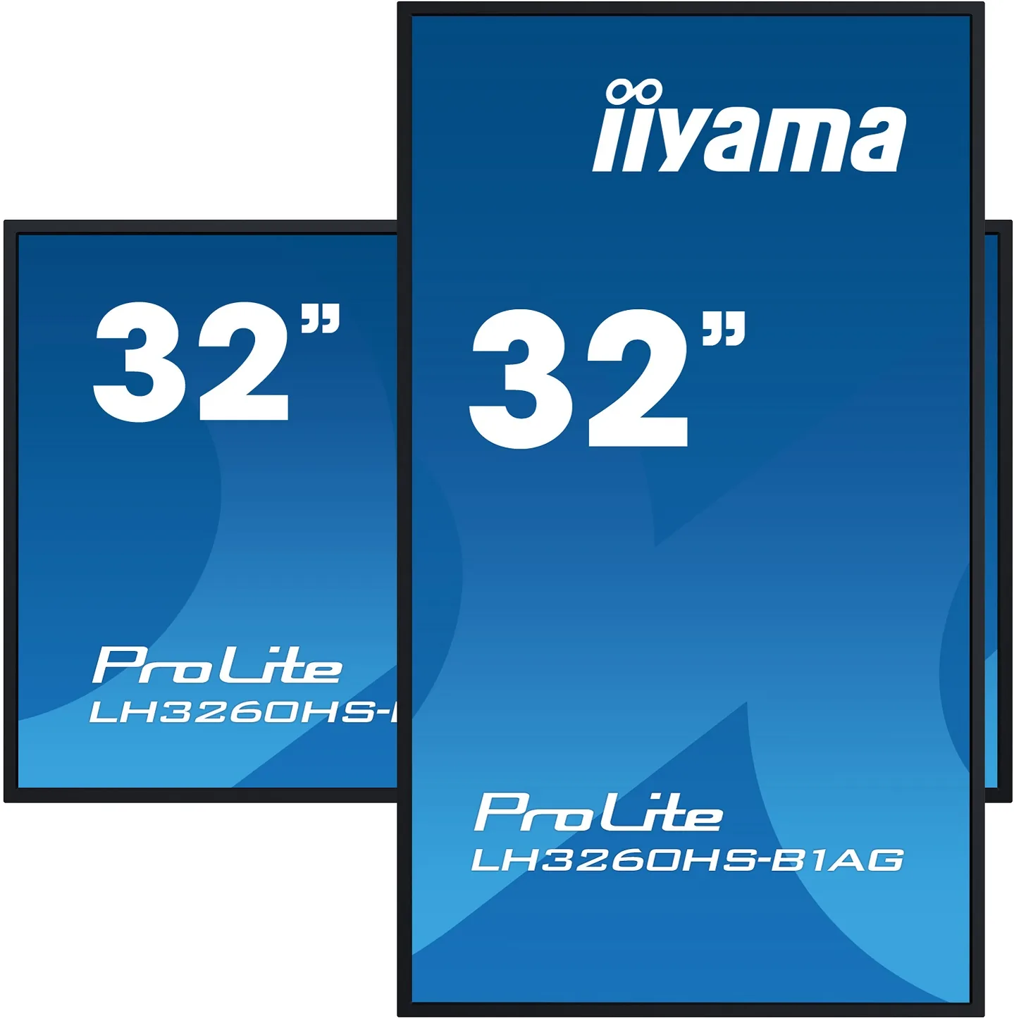 iiyama ProLite LH3260HS-B1AG - 32" Třída úhlopříčky (31.5" zobrazitelný) displej LCD s LED podsvícením - digital signage - s vestavěný přehrávač médií SoC - 1080p 1920 x 1080 - osvětlené okraje - černá, matný povrch