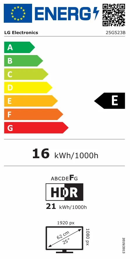 LG UltraGear/25G523B-B/25"/IPS/FHD/200Hz/1ms/Černá/2R