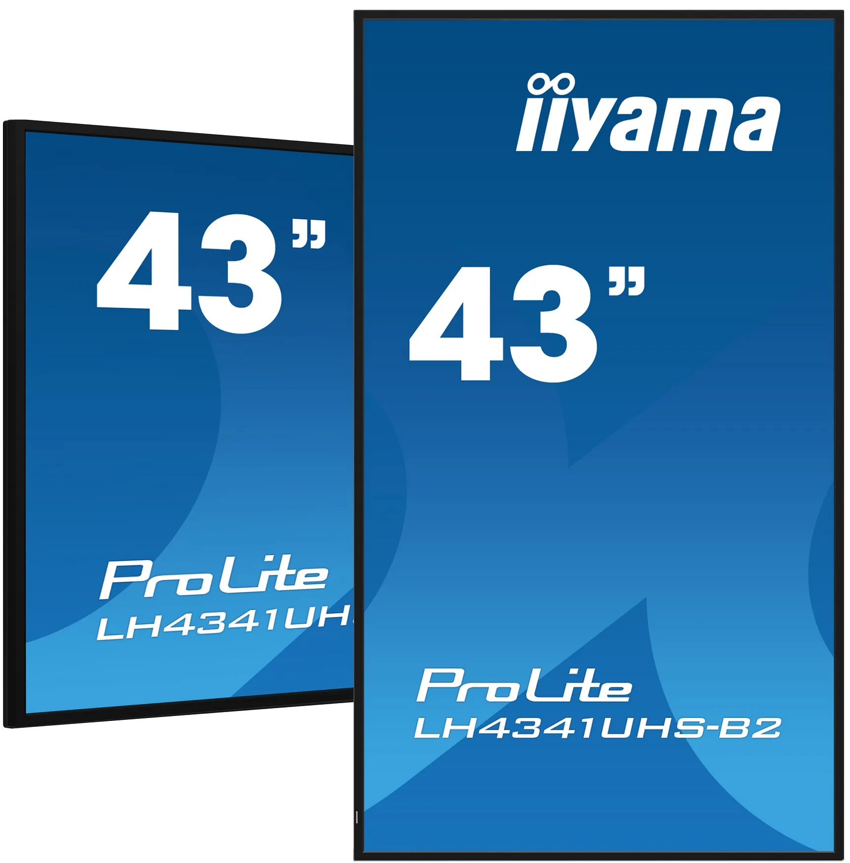 iiyama ProLite LH4341UHS-B2 - 43" Třída úhlopříčky (42.5" zobrazitelný) displej LCD s LED podsvícením - digital signage - 4K UHD (2160p) 3840 x 2160 - černá, lesklý