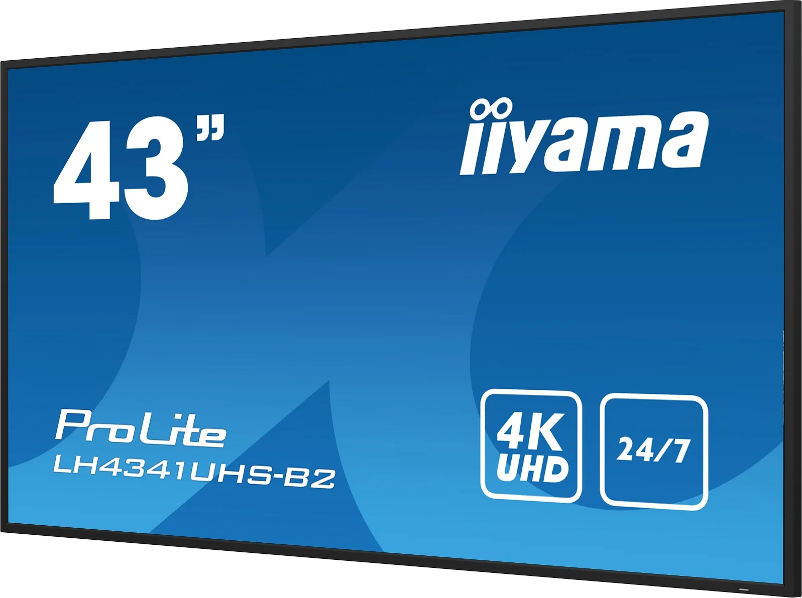 iiyama ProLite LH4341UHS-B2 - 43" Třída úhlopříčky (42.5" zobrazitelný) displej LCD s LED podsvícením - digital signage - 4K UHD (2160p) 3840 x 2160 - černá, lesklý