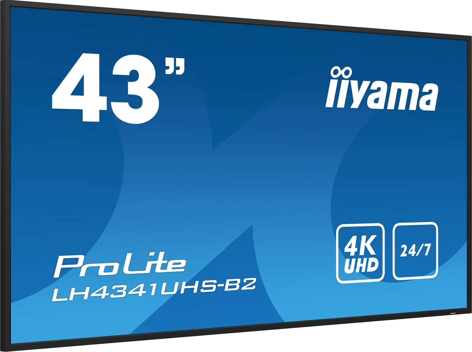 iiyama ProLite LH4341UHS-B2 - 43" Třída úhlopříčky (42.5" zobrazitelný) displej LCD s LED podsvícením - digital signage - 4K UHD (2160p) 3840 x 2160 - černá, lesklý