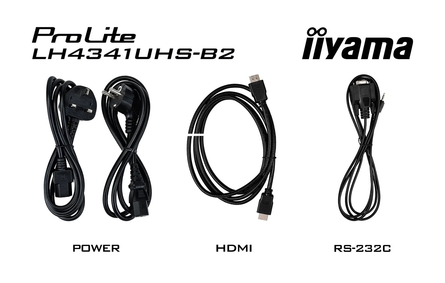 iiyama ProLite LH4341UHS-B2 - 43" Třída úhlopříčky (42.5" zobrazitelný) displej LCD s LED podsvícením - digital signage - 4K UHD (2160p) 3840 x 2160 - černá, lesklý