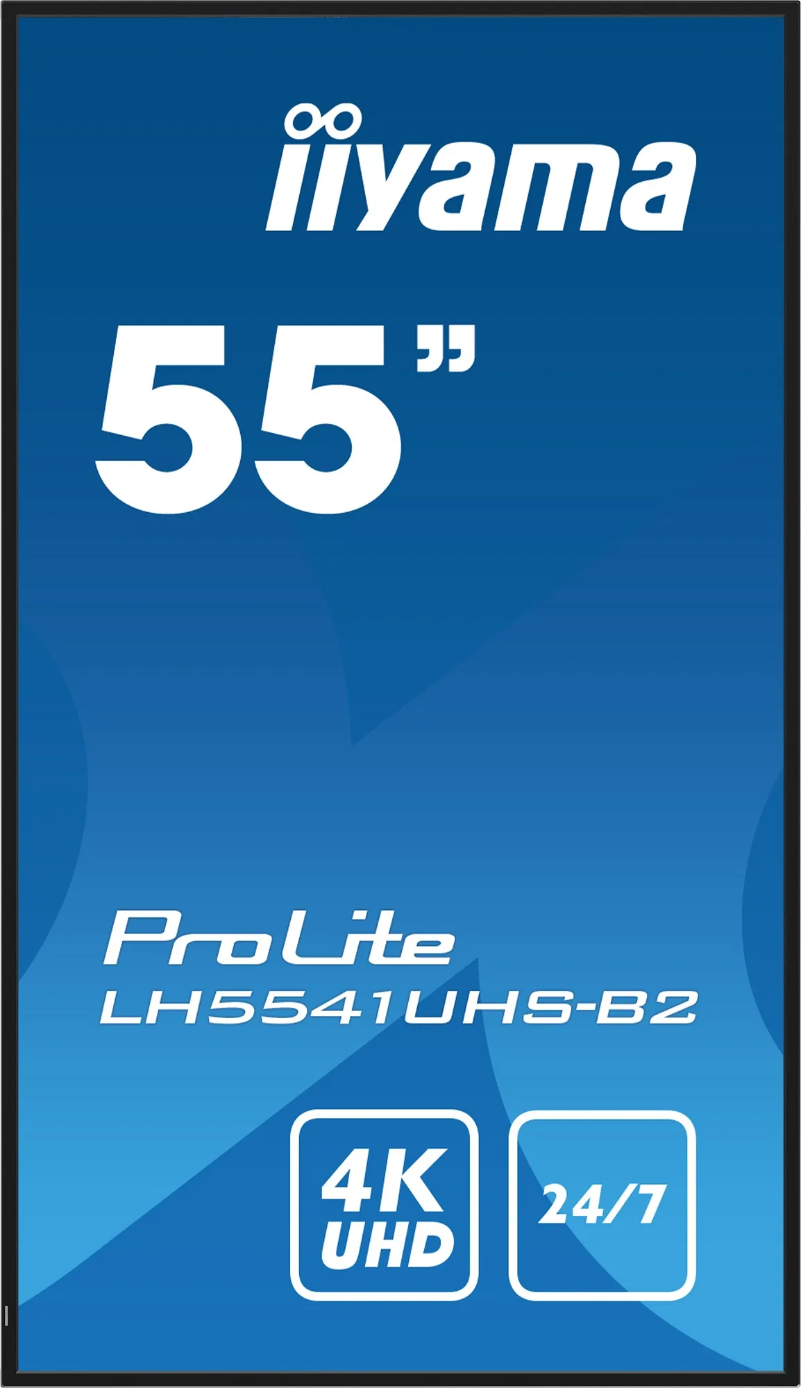 iiyama ProLite LH5541UHS-B2 - 55" Třída úhlopříčky (54.6" zobrazitelný) displej LCD s LED podsvícením - digital signage - 4K UHD (2160p) 3840 x 2160 - černá, lesklý