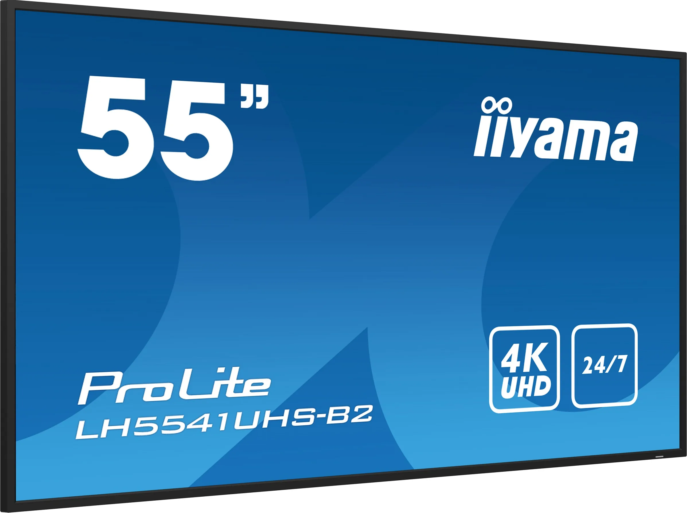iiyama ProLite LH5541UHS-B2 - 55" Třída úhlopříčky (54.6" zobrazitelný) displej LCD s LED podsvícením - digital signage - 4K UHD (2160p) 3840 x 2160 - černá, lesklý