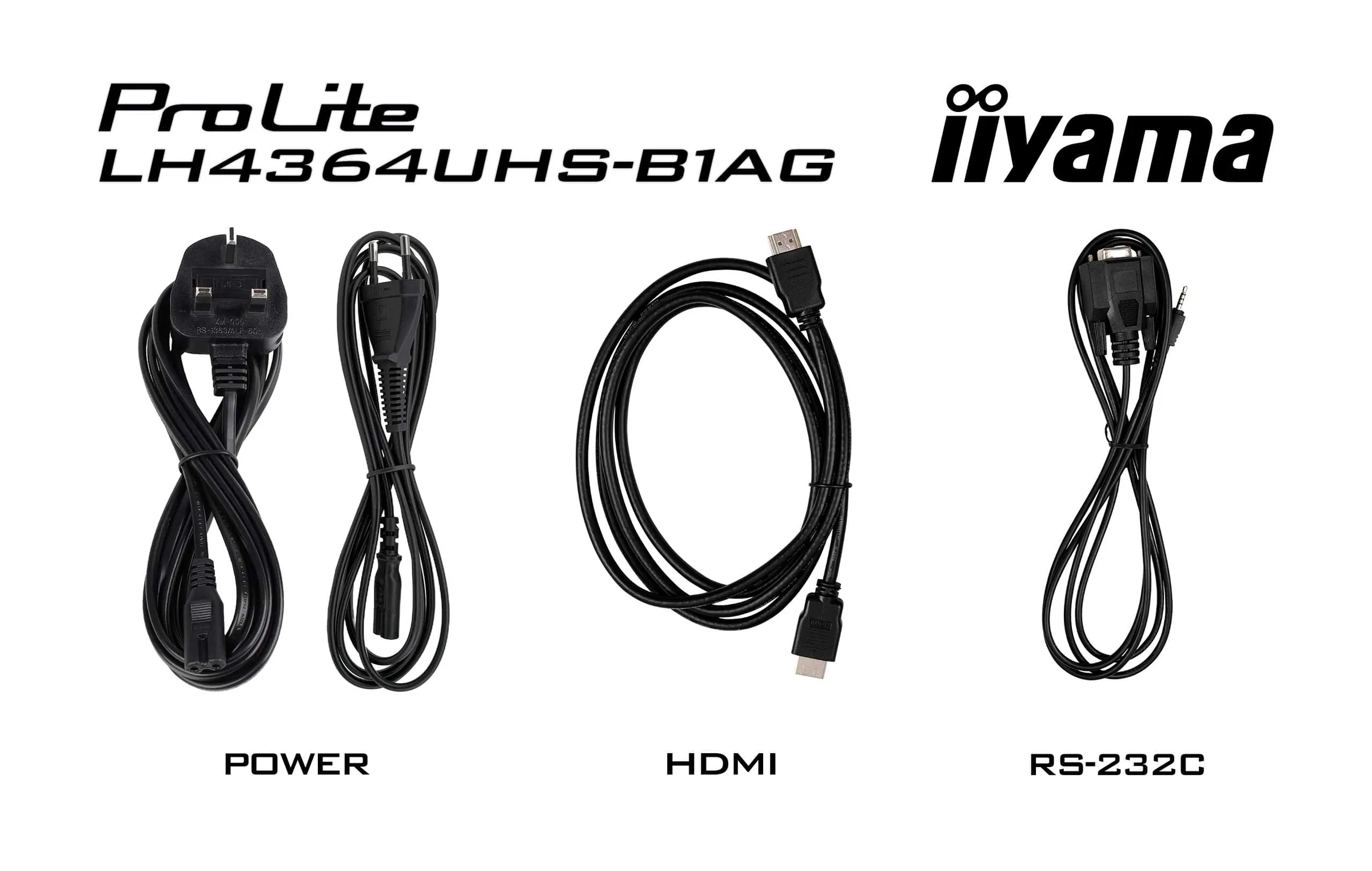 iiyama ProLite LH4364UHS-B1AG - 43" Třída úhlopříčky (42.5" zobrazitelný) displej LCD s LED podsvícením - digital signage - s vestavěný přehrávač médií SoC - 4K UHD (2160p) 3840 x 2160 - černý rám s matným povrchem