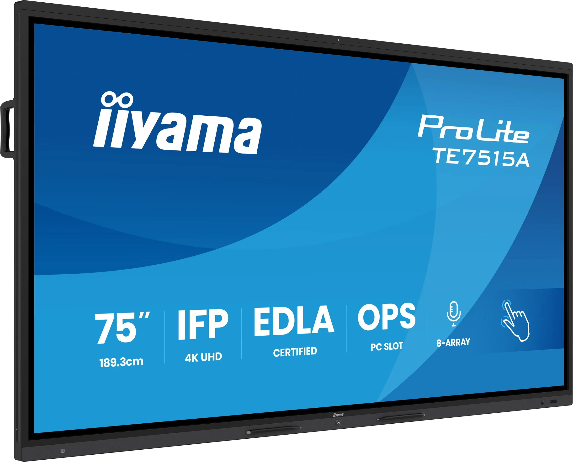 75" iiyama TE7515A-B1AG:IPS,4K,EDLA,NFC