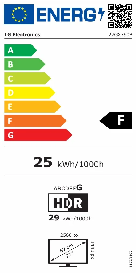 LG UltraGear/27GX790B-B/26,5"/OLED/QHD/540Hz/0,02ms/Černá/2R