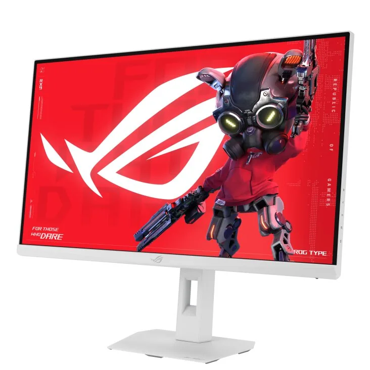 ASUS Monitor ROG Strix XG27ACMES-W, 27", Fast IPS, 2560x1440, 16:9, 0,3ms, DP, HDMI, USB-C, G-SYNC, 255Hz