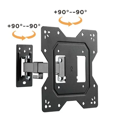 Výsuvný držák Brateck LPA68-221 pro TV 23"-43" 30kg polohovatelný nástěnný