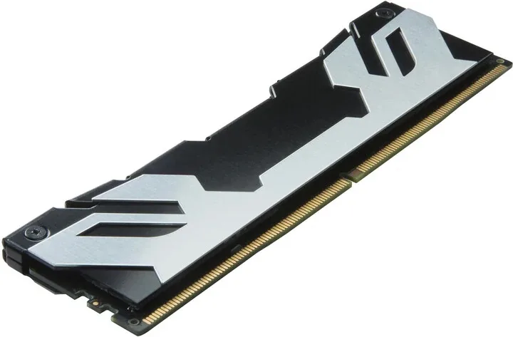 Kingston FURY Renegade - DDR5 - modul - 24 GB: 1 x 24 GB - DIMM 288-pin - 7200 MT/s / PC5-57600 - CL38 - 1.1 V - bez vyrovnávací paměti - on-die ECC - černá, stříbrná