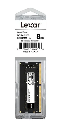 Lexar DDR4 8GB SODIMM 3200MHz, CL22 - Blister balení